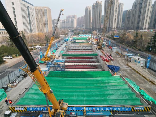 防尘降噪“够硬核”济南地铁这个工地“有看头”(图1)