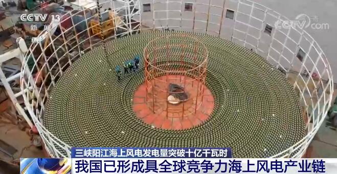 三峡阳江海上风电发电量突破十亿千瓦时我国已形成具全球竞争力海上风电产业链(图3)